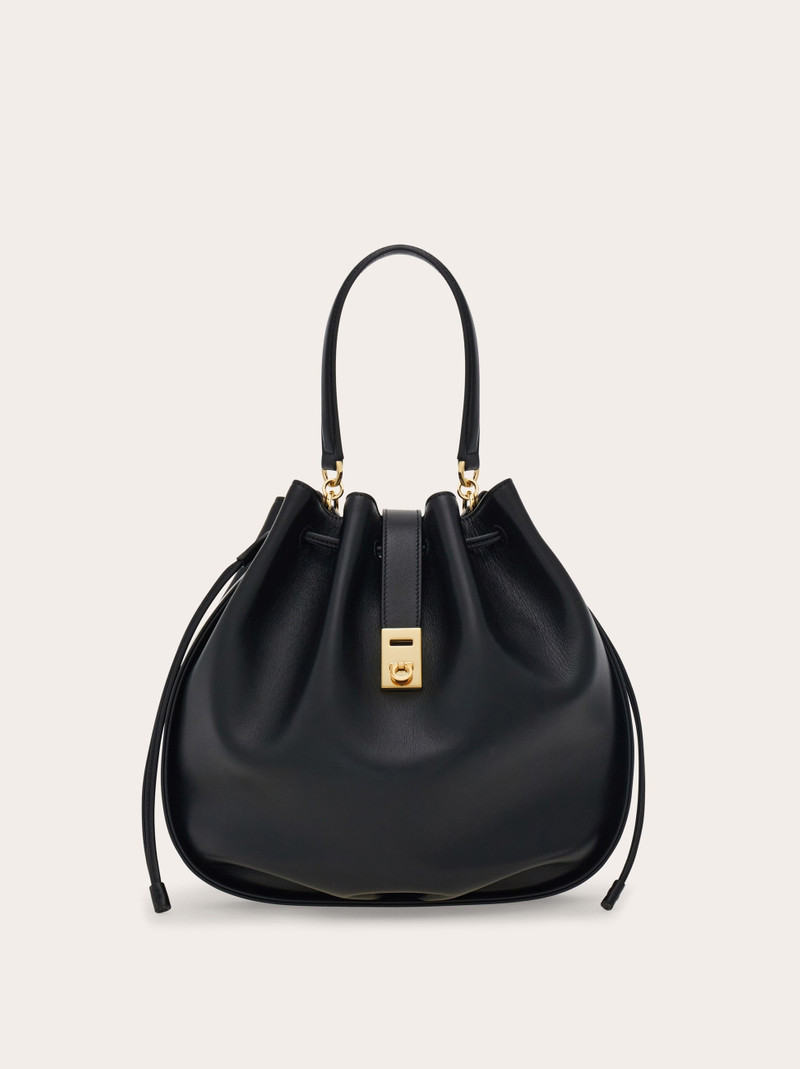 Hug buckle bucket bag 1