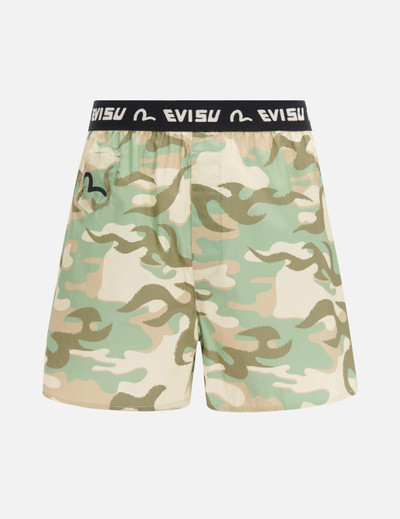 EVISU ALLOVER CAMOUFLAGE PATTERN PRINT BOXER SHORTS outlook