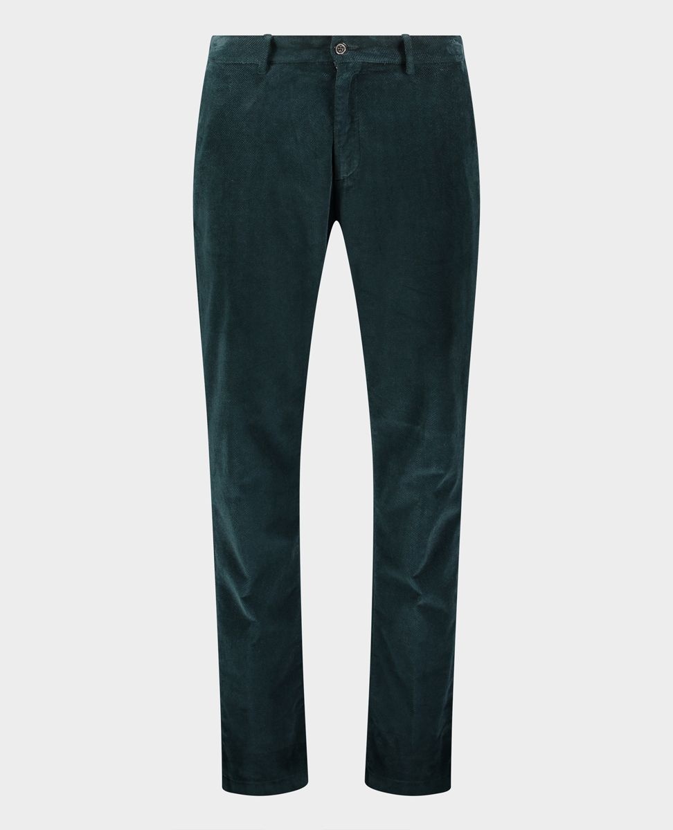 Stretch cotton trousers - 1