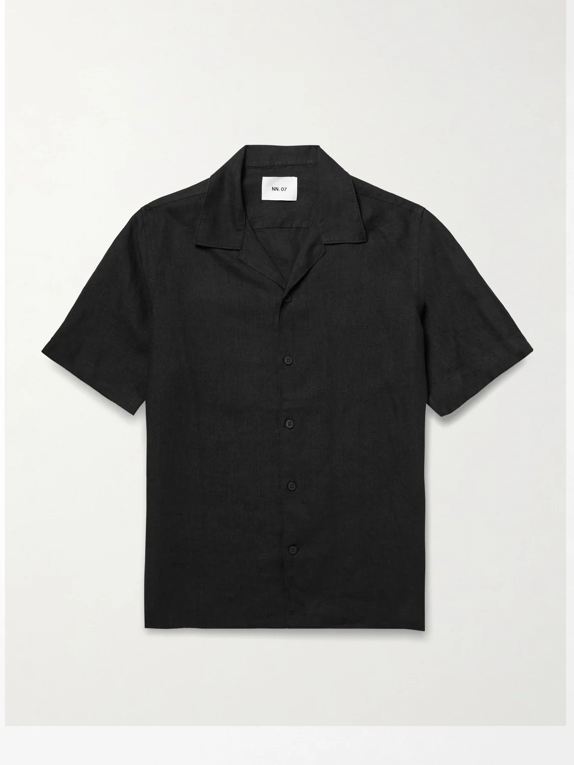 Julio 5708 Camp-Collar Linen Shirt - 1