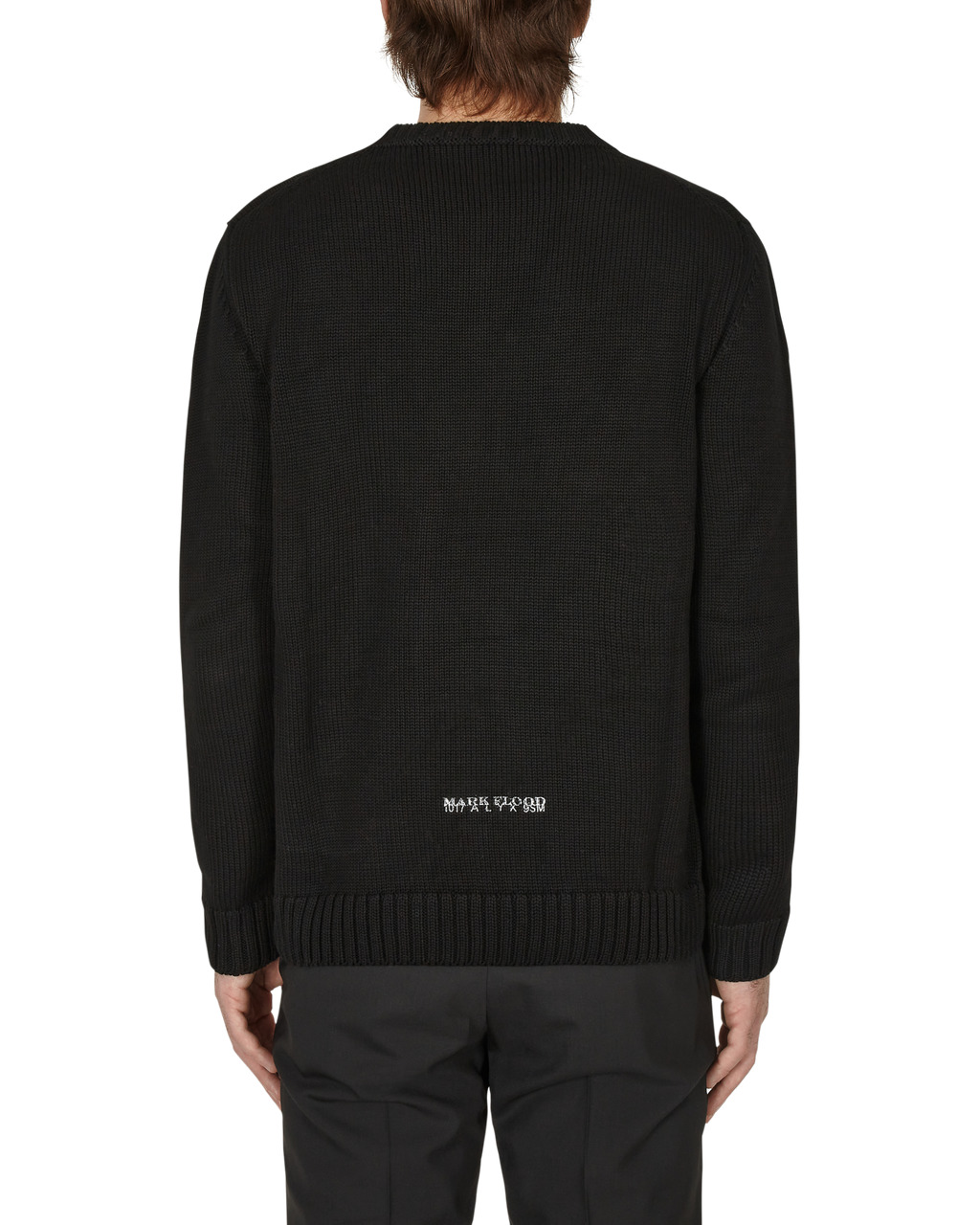 トップス 1017 ALYX 9SM CREWNECK SWEATER 1017 ALYX 9SM Black Crewneck Sweater 1017 ALYX 9SM