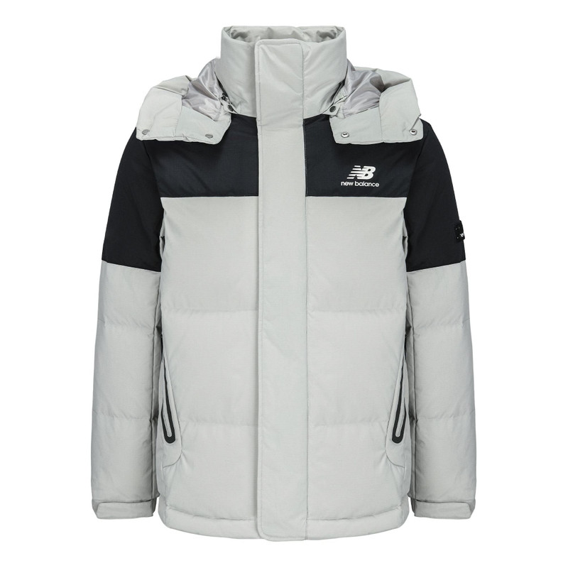 New Balance Winter Classic Down Jacket 'White Black' AMJ14323-ARF - 1
