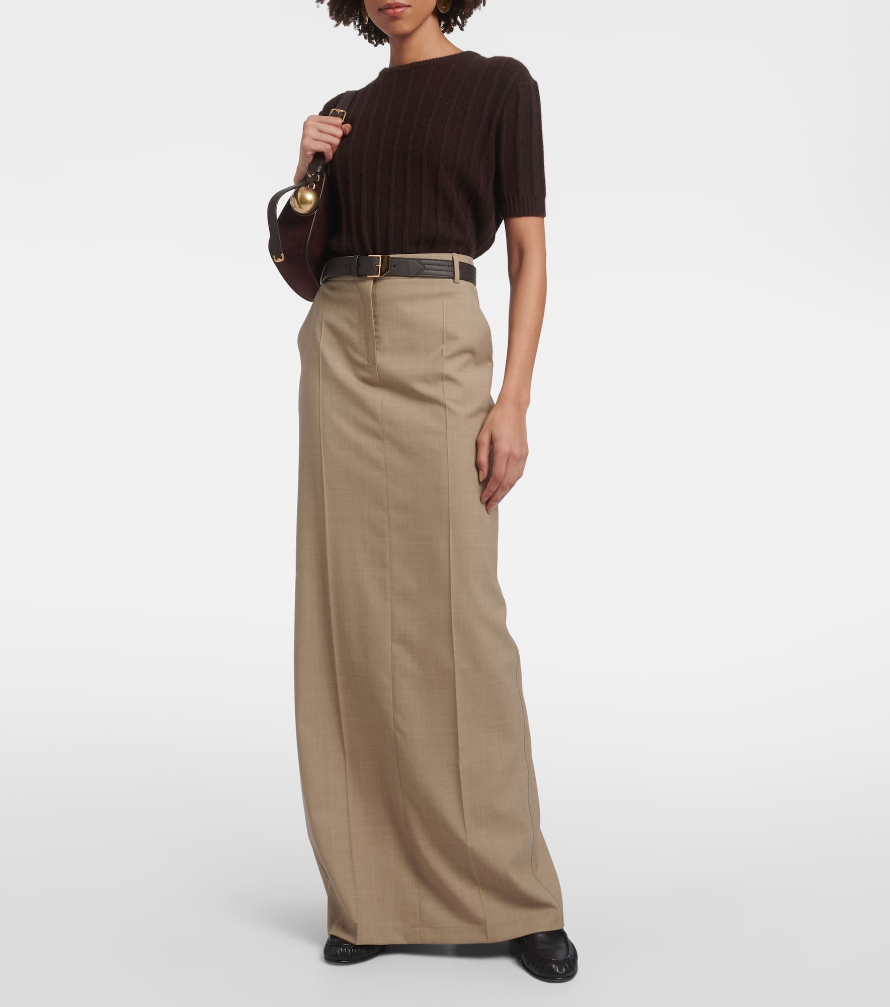 Circe virgin wool maxi skirt - 2