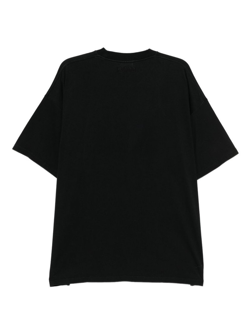 VETEMENTS printed cotton T-shirt outlook