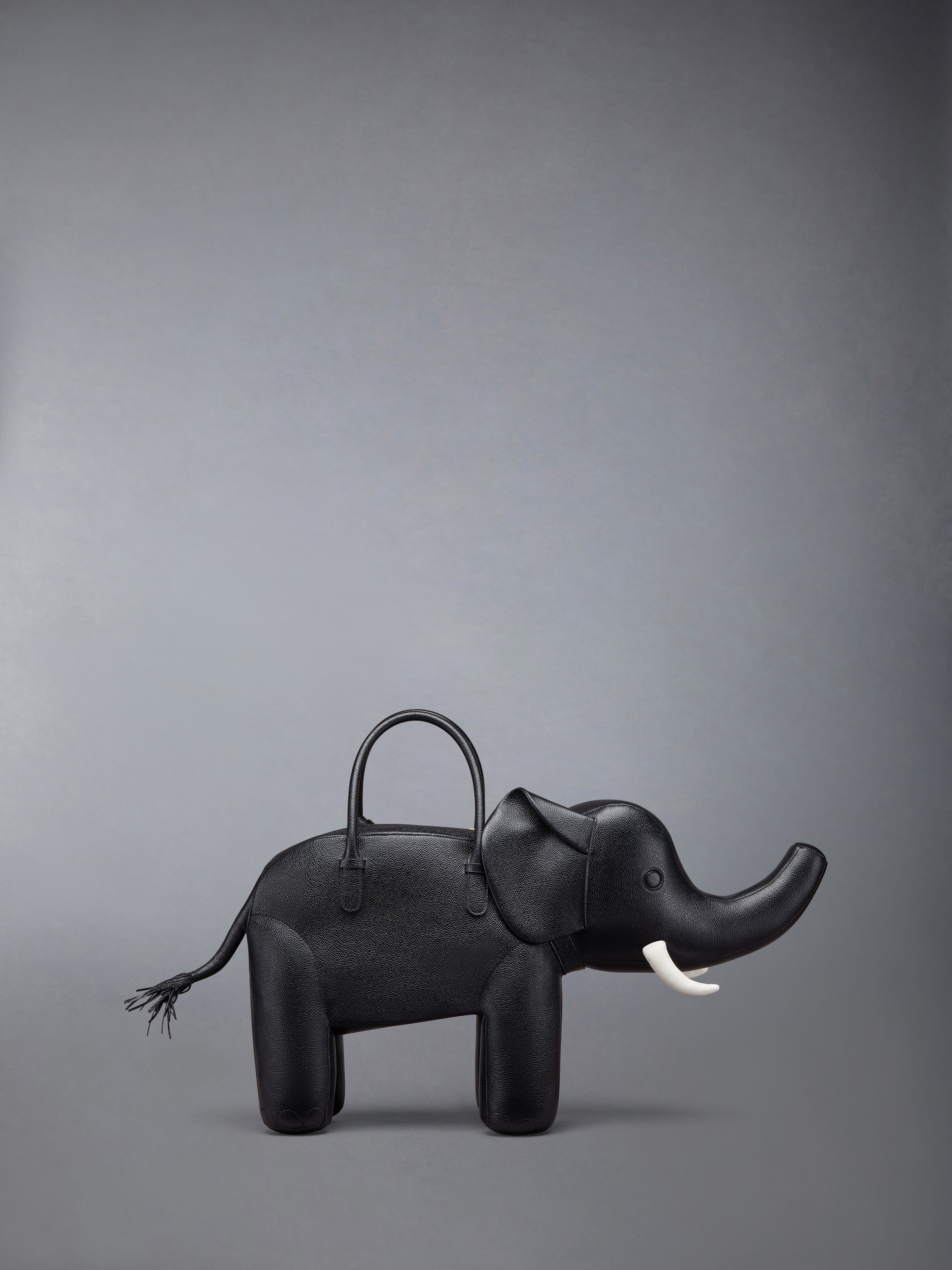 Elephant Bag In Pebble Grain - 3