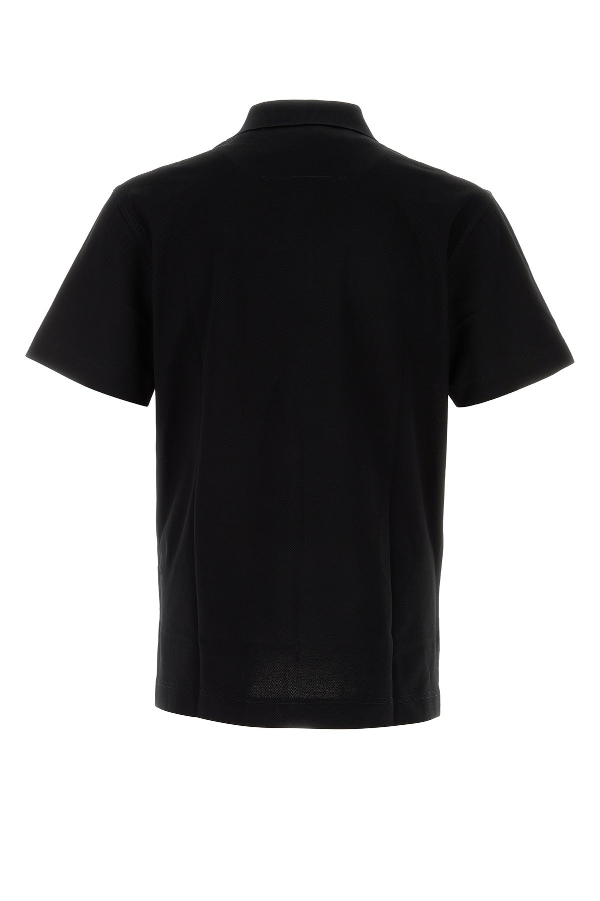 Black piquet polo shirt - 2