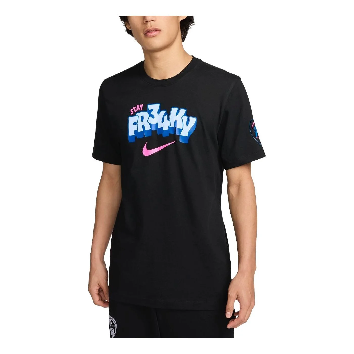 Nike Giannis Basketball T-Shirt Asia Sizing 'Black' FZ8078-010 - 1