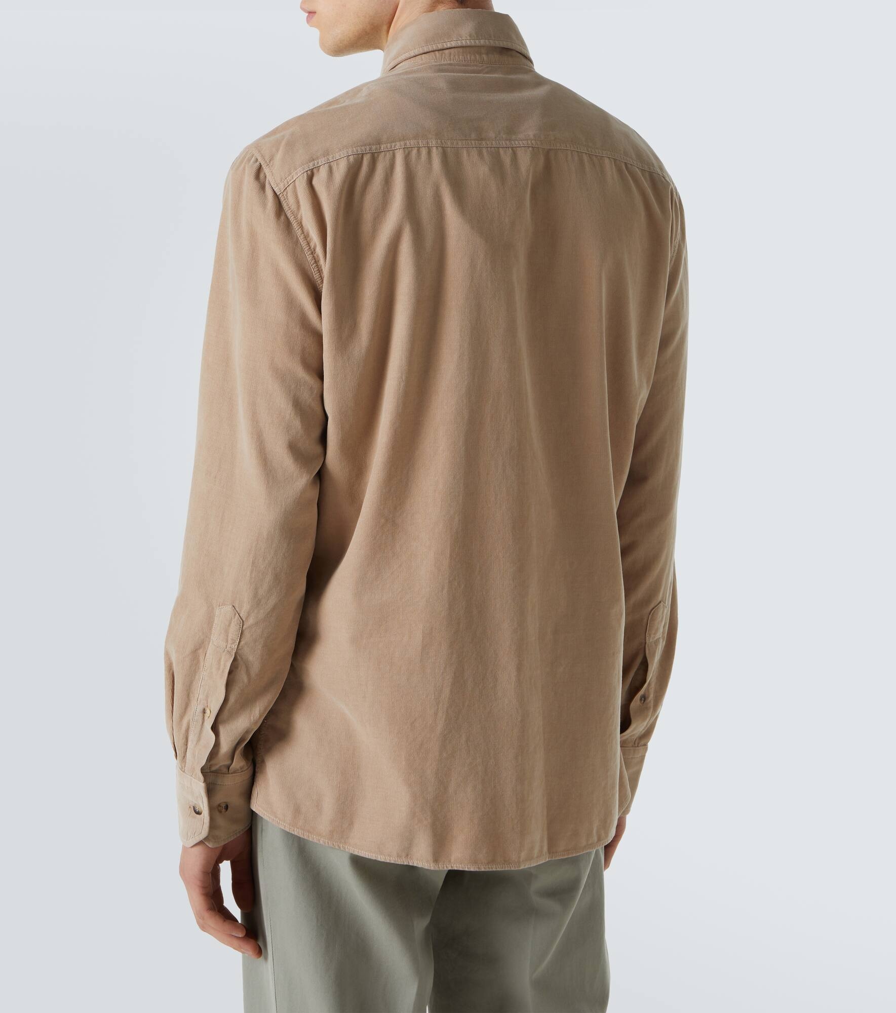 Cotton micro corduroy shirt - 4
