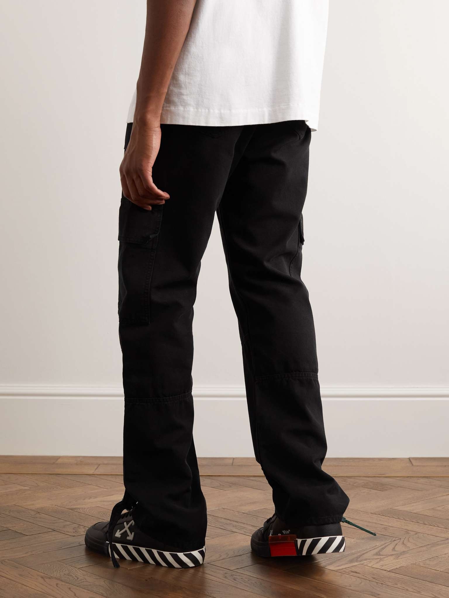 Wave Off Tapered Cotton-Canvas Cargo Trousers - 4