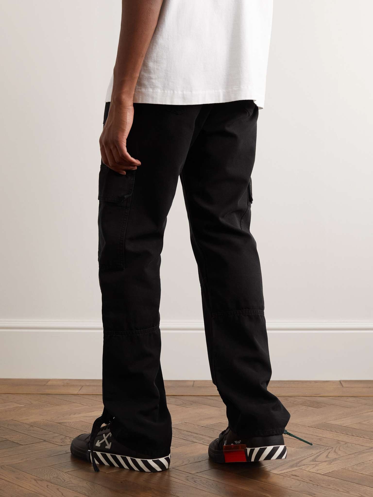 Canvas cargo trousers