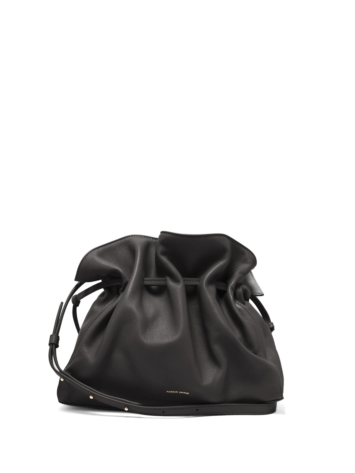 Protea drawstring leather bag - 1