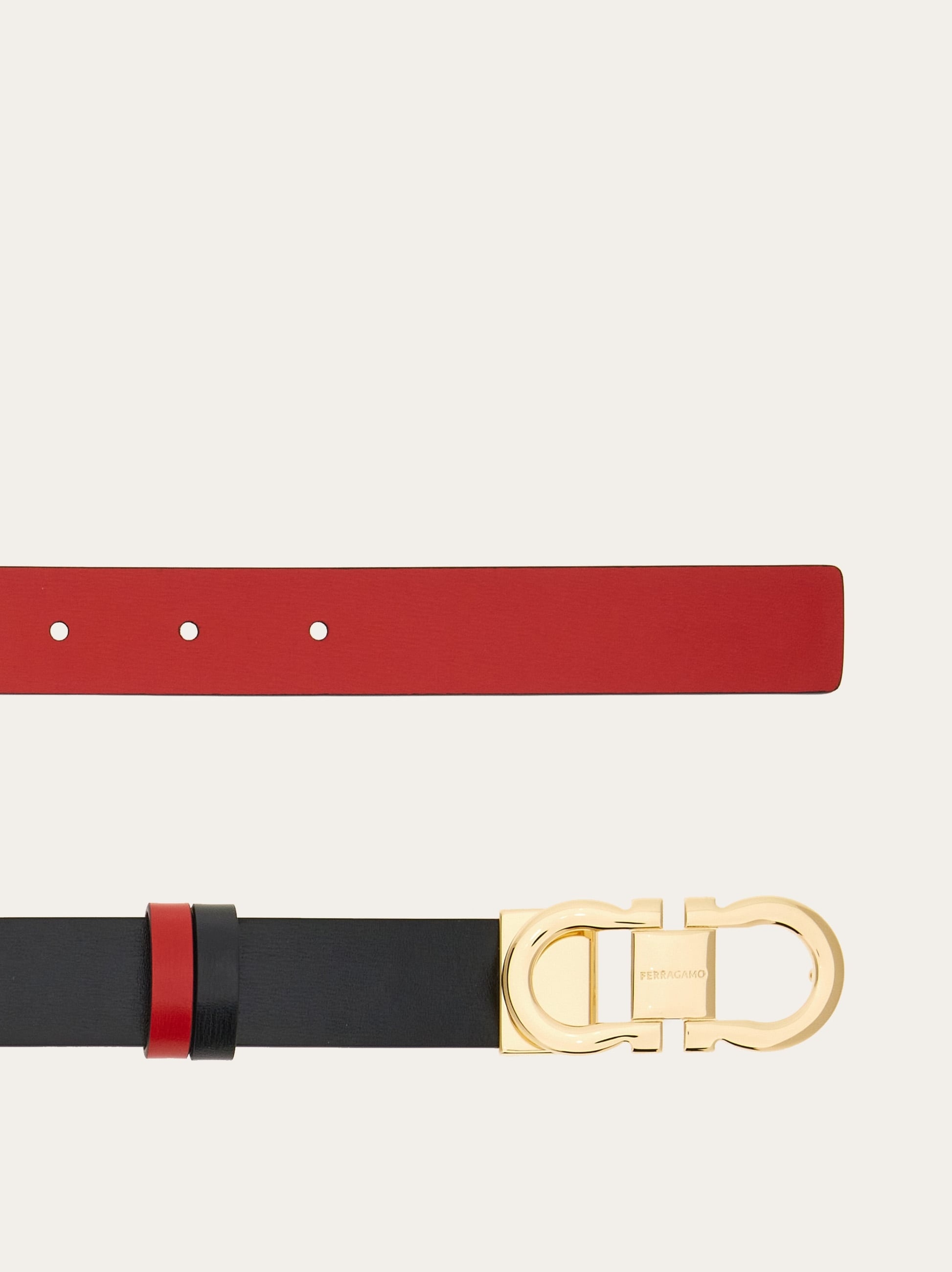 Reversible and adjustable Gancini belt - 2