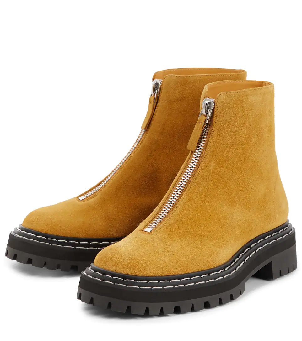 Suede ankle boots - 5
