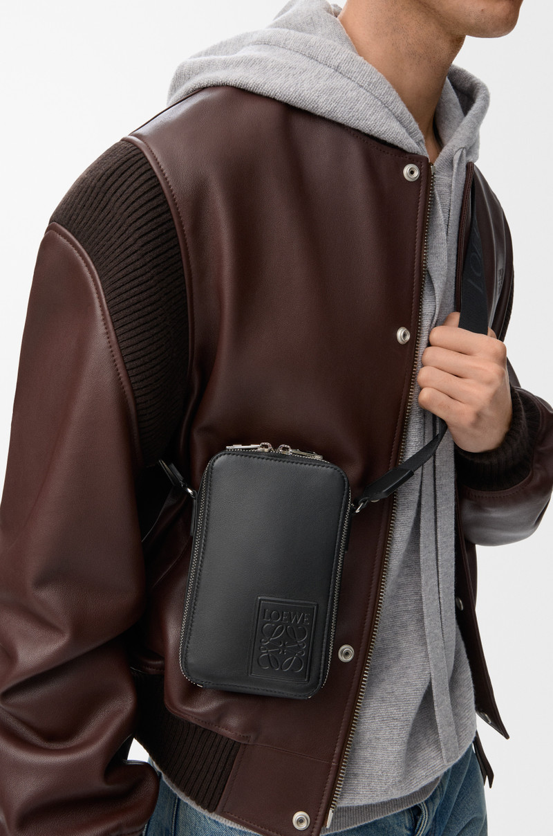 Loewe Vertical crossbody pocket in satin calfskin outlook