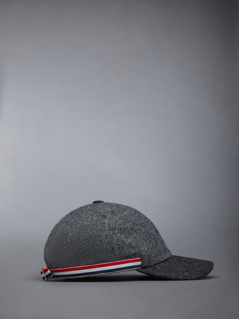 Thom Browne Solid Donegal Tweed 6-Panel Baseball Cap outlook