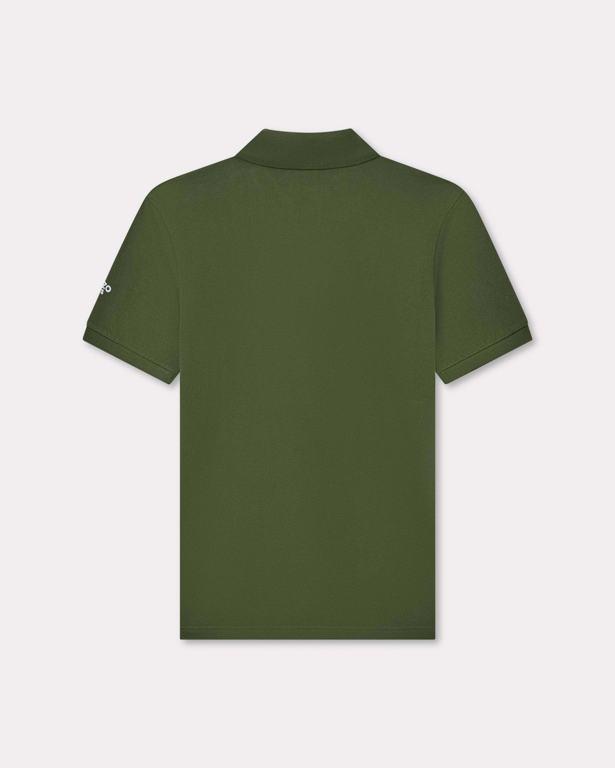 'KENZO Elephant Logo' embroidered slim polo in cotton - 2