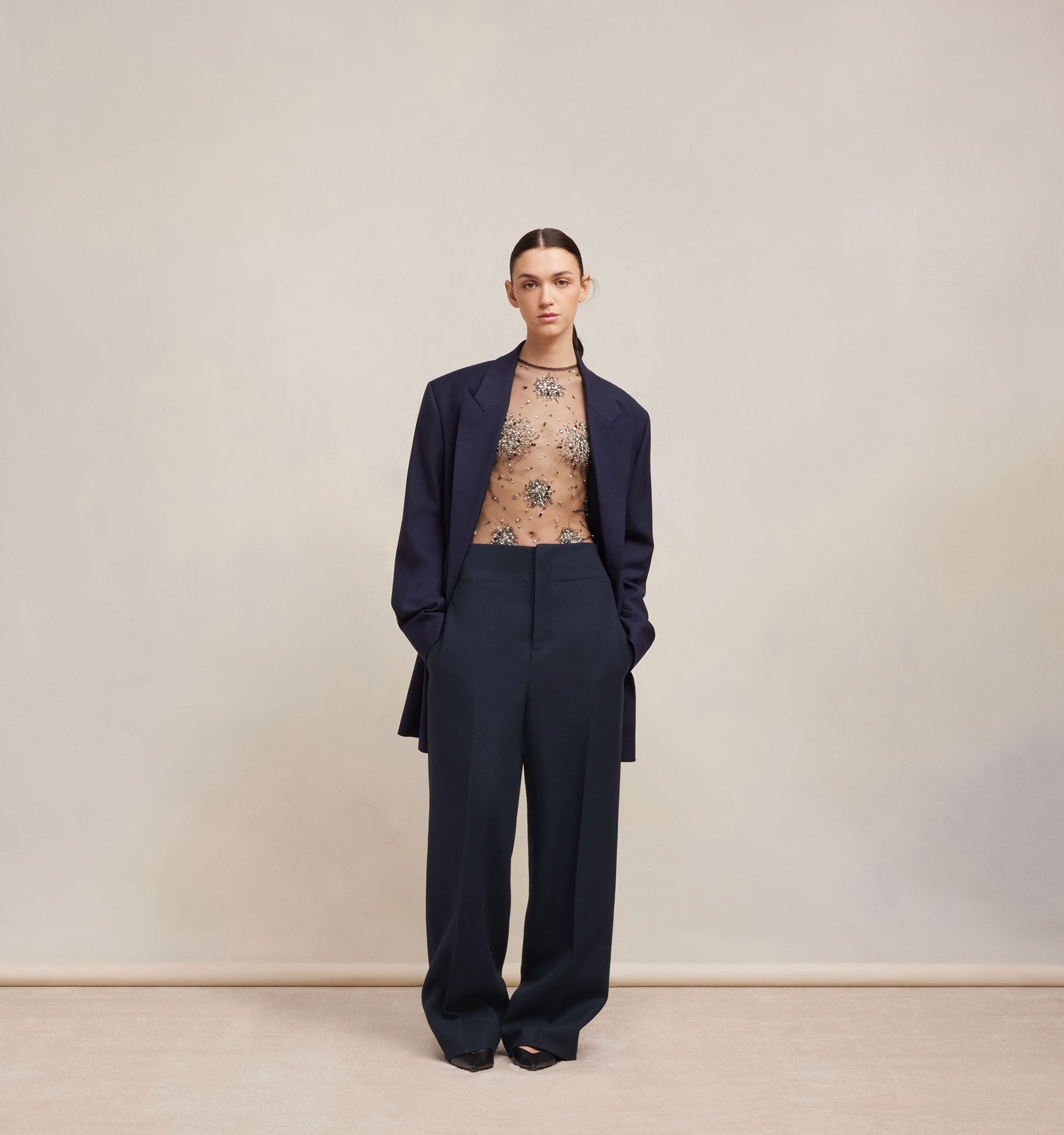 Straight Fit Trousers - 3