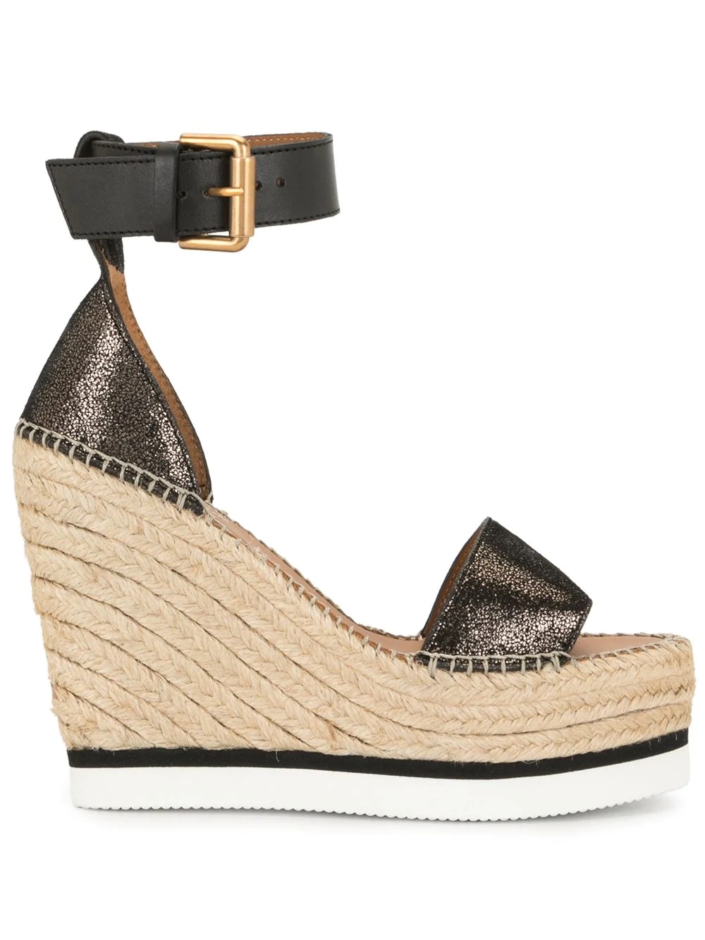 woven wedge sandals - 1