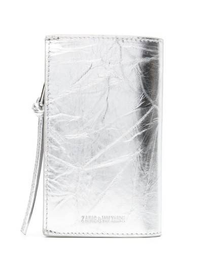 Zadig & Voltaire Compact Eternal metallic cardholder outlook