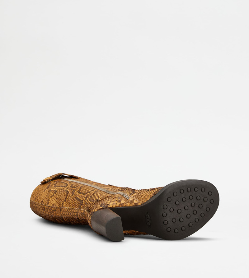 BOOTS IN PYTHON - YELLOW 4