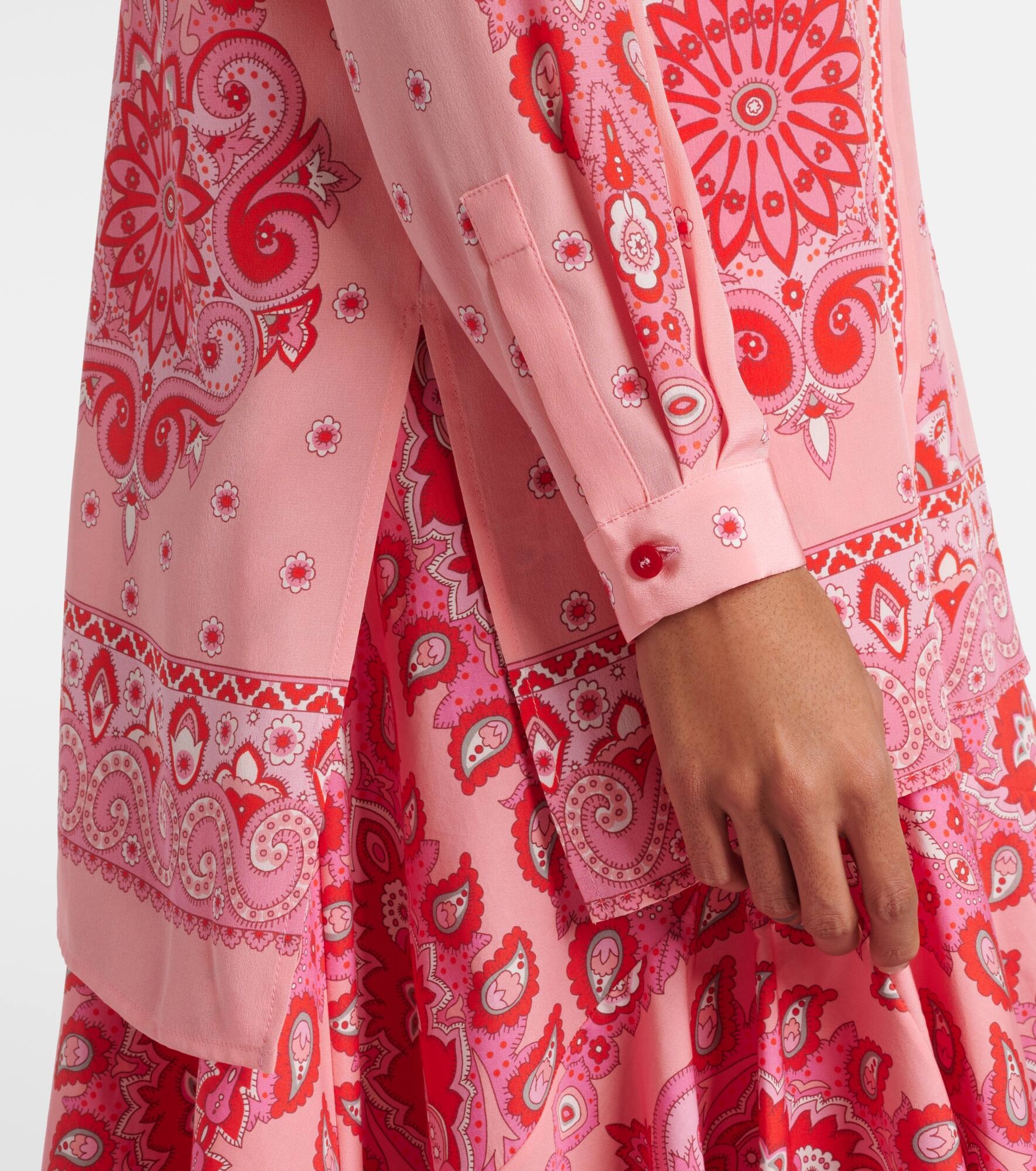 Printed silk shirt - 5