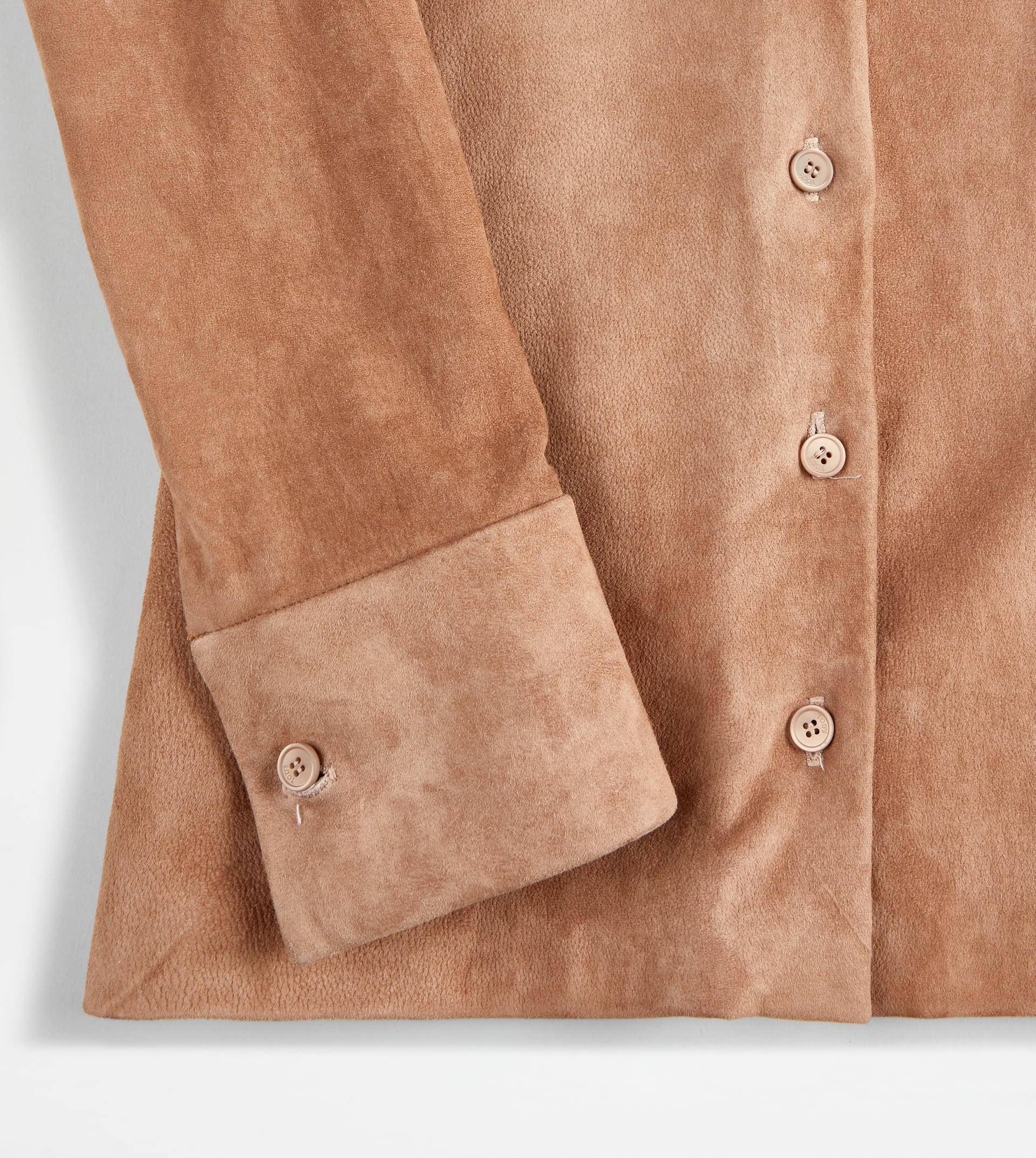 SHIRT IN SUEDE - PINK - 10