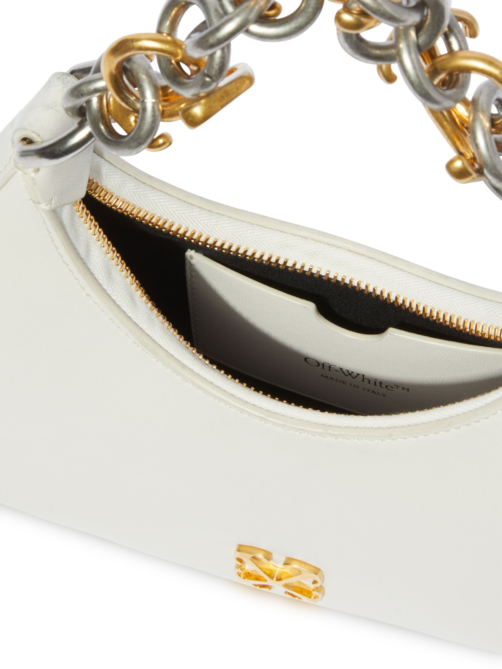 White Hemisphere Shoulder Bag - 5