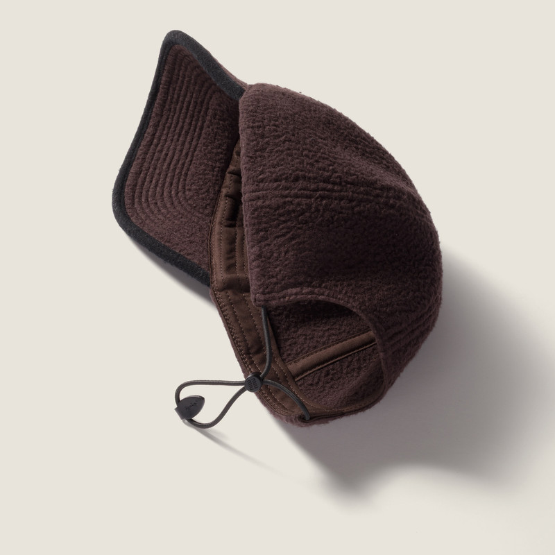 Miu Miu Fleece baseball cap outlook