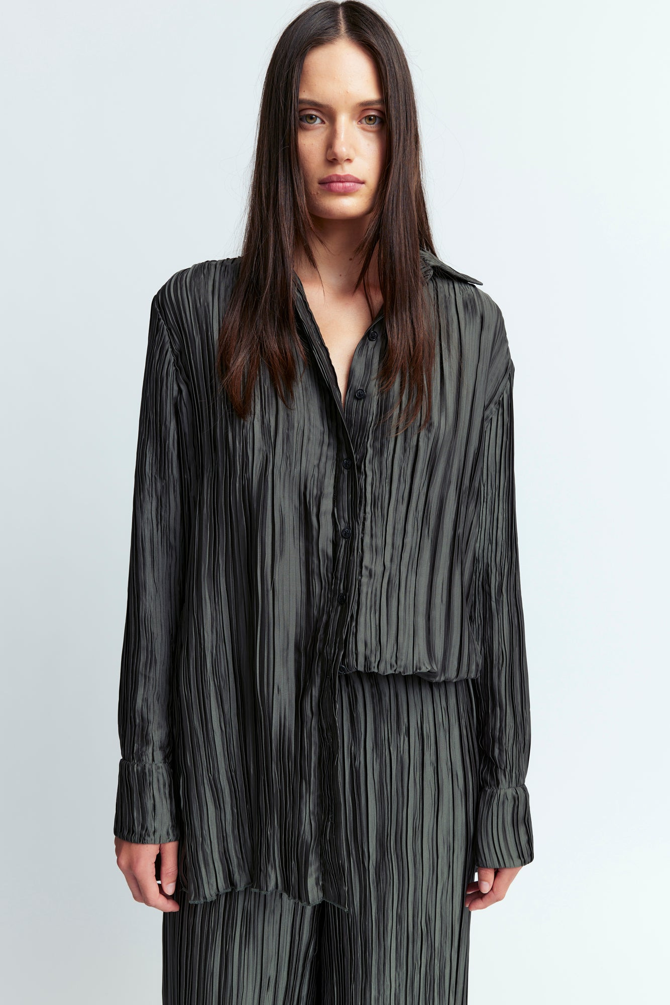 MARLEY SHIRT IN SATIN - 2