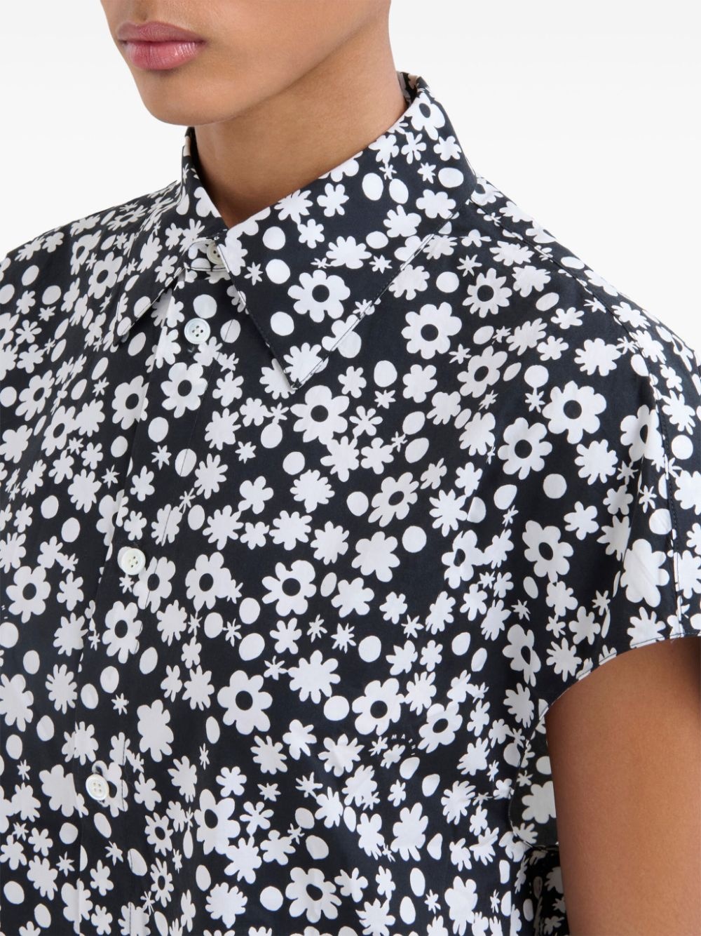 floral-print shirt - 4