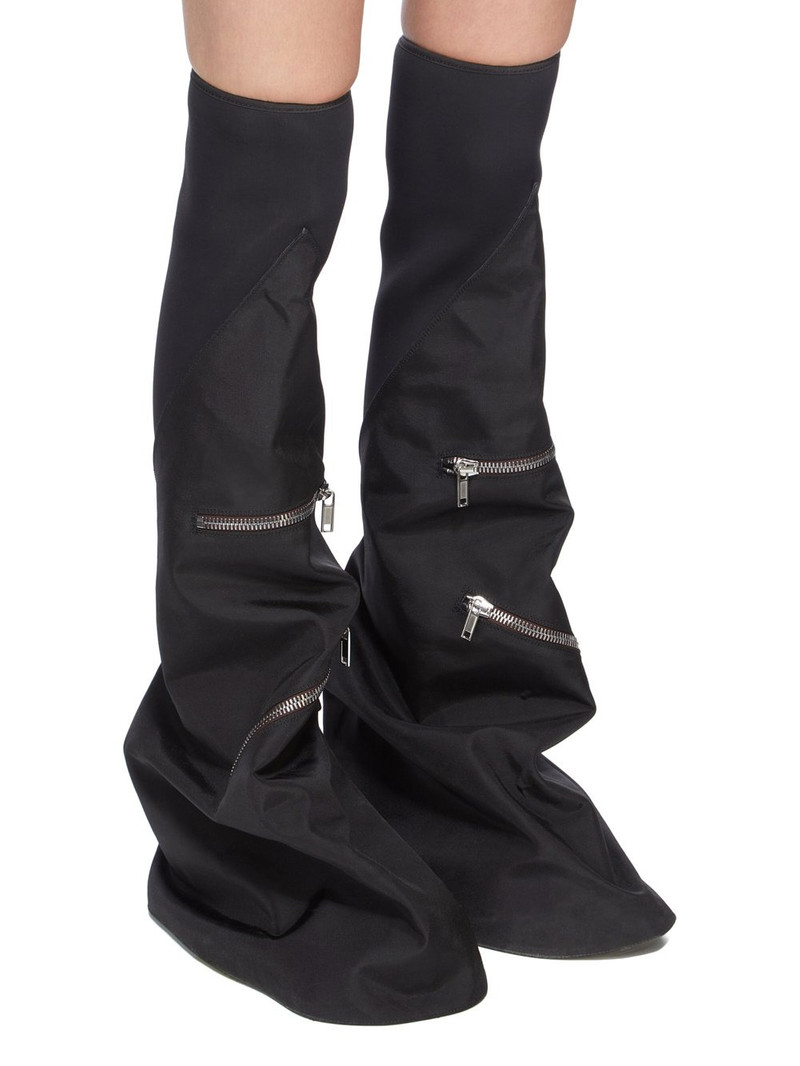 ziper-detail boots 5
