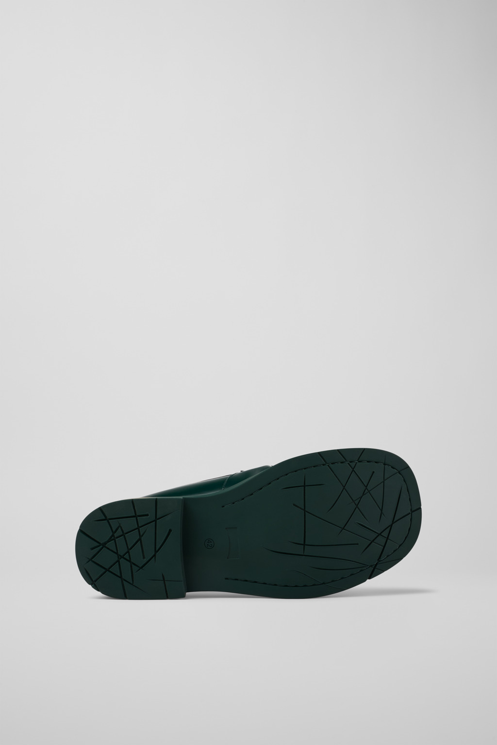 Green Leather Loafers - 5