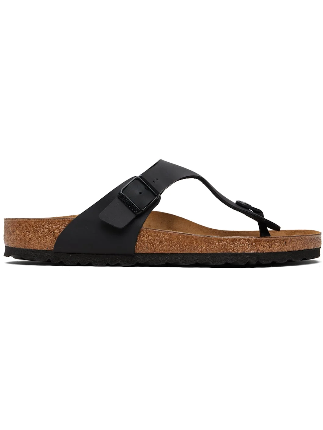 Black Regular Gizeh Sandals - 1
