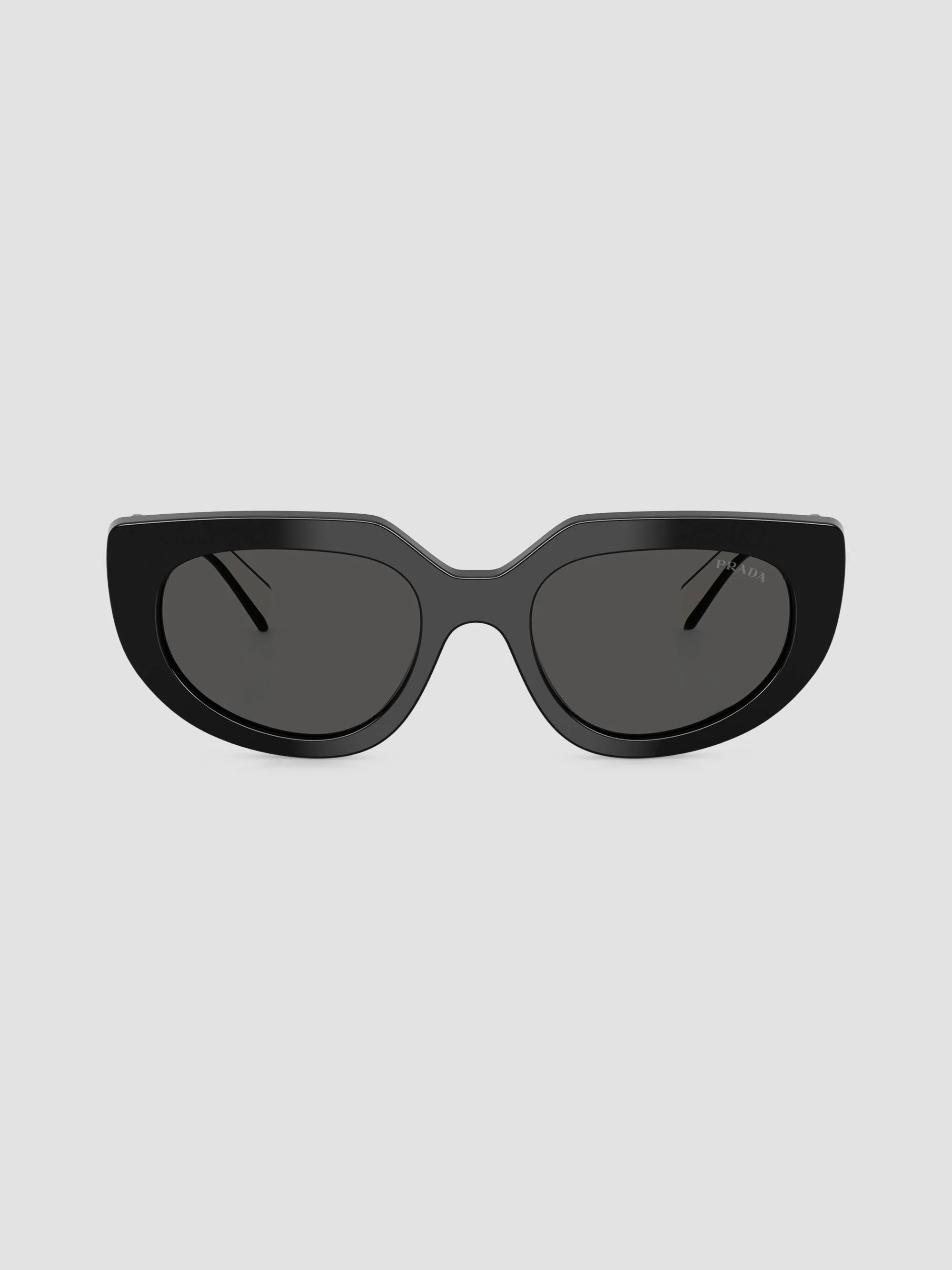 Women's 54MM Oval Cat-Eye Sunglasses - Black - 1