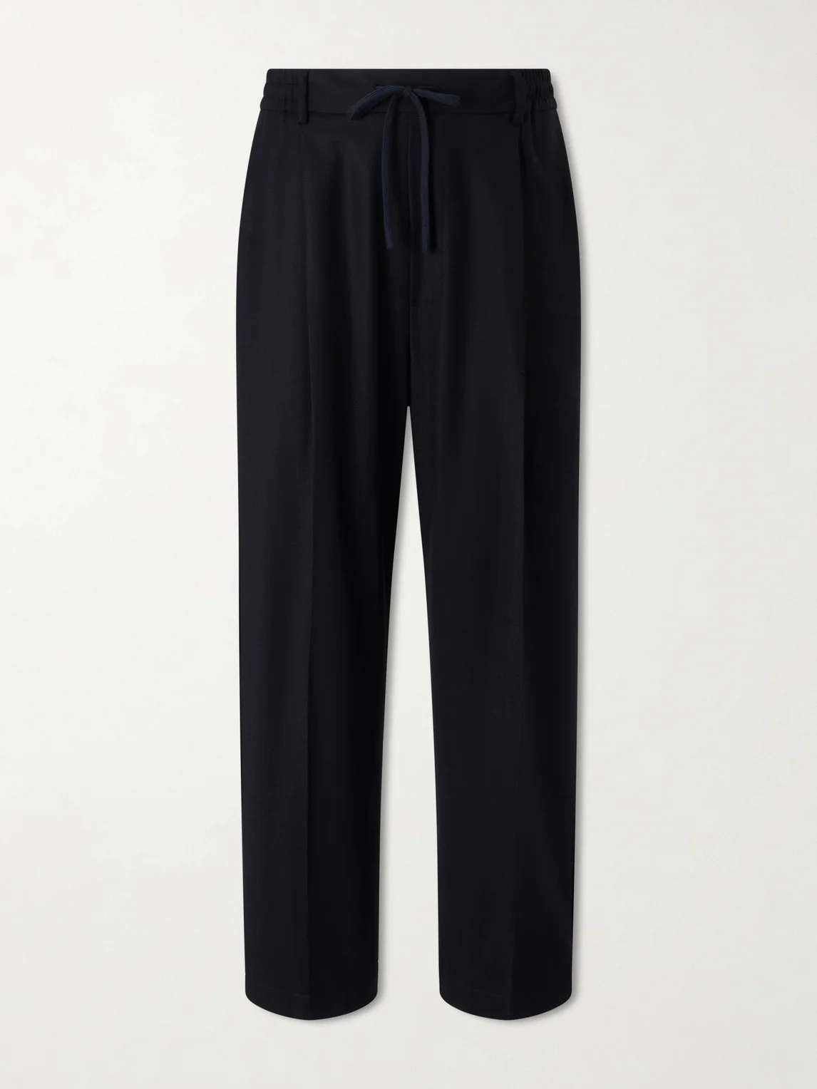 Mado Wide-Leg Wool-Blend Drawstring Trousers - 1