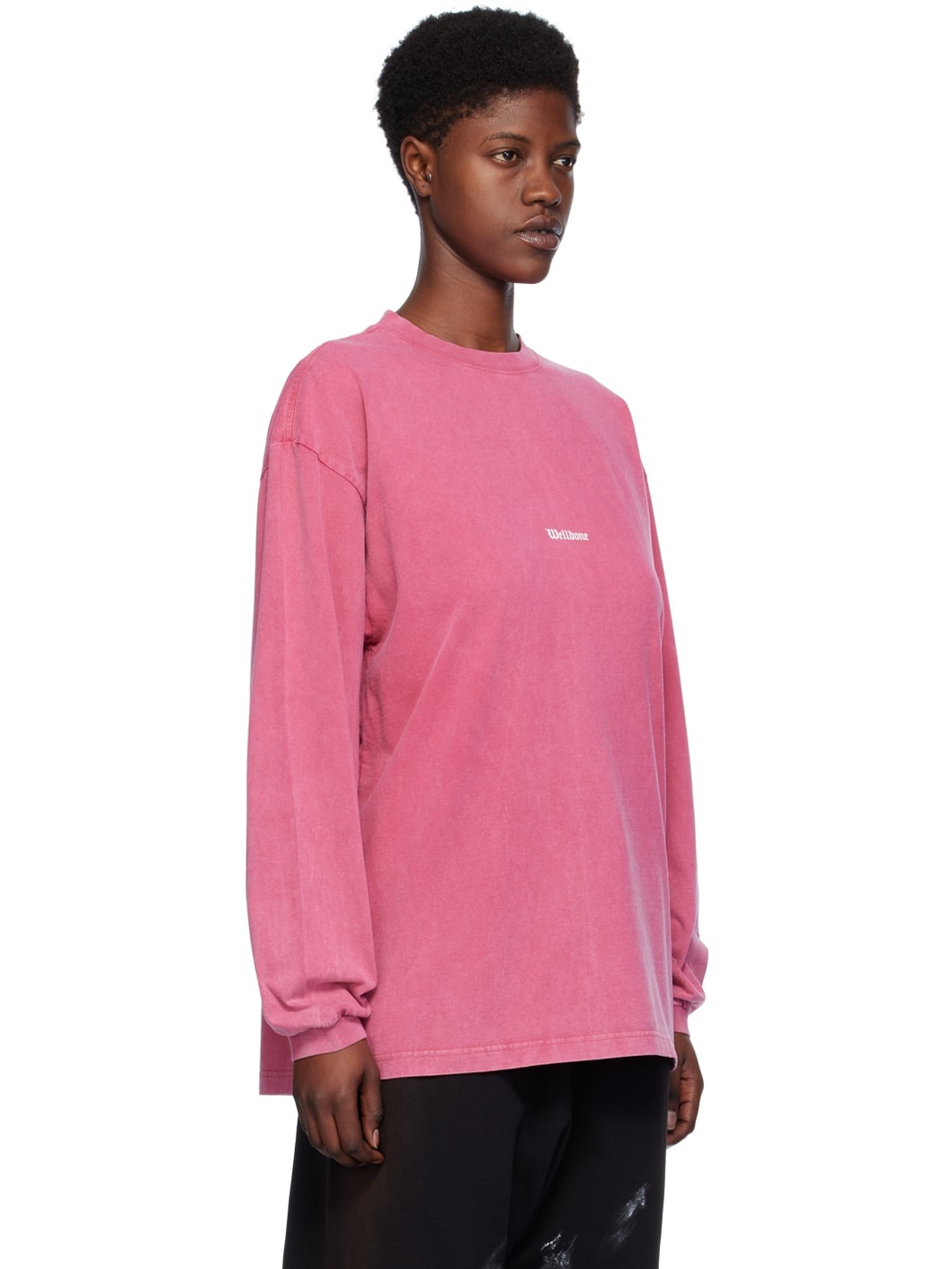 Pink Vintage Horror Long Sleeve T-Shirt - 2