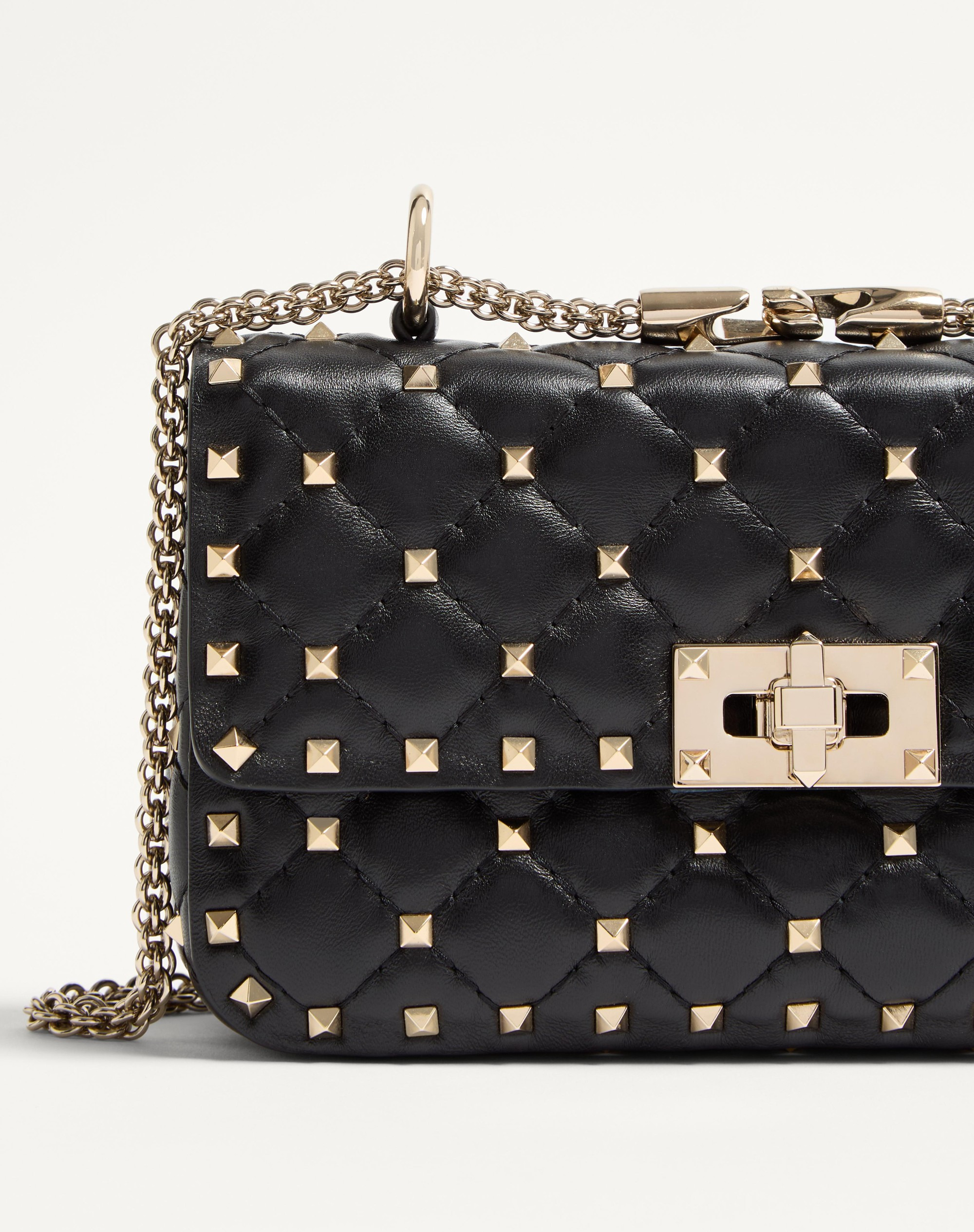 SMALL NAPPA ROCKSTUD SPIKE BAG - 6
