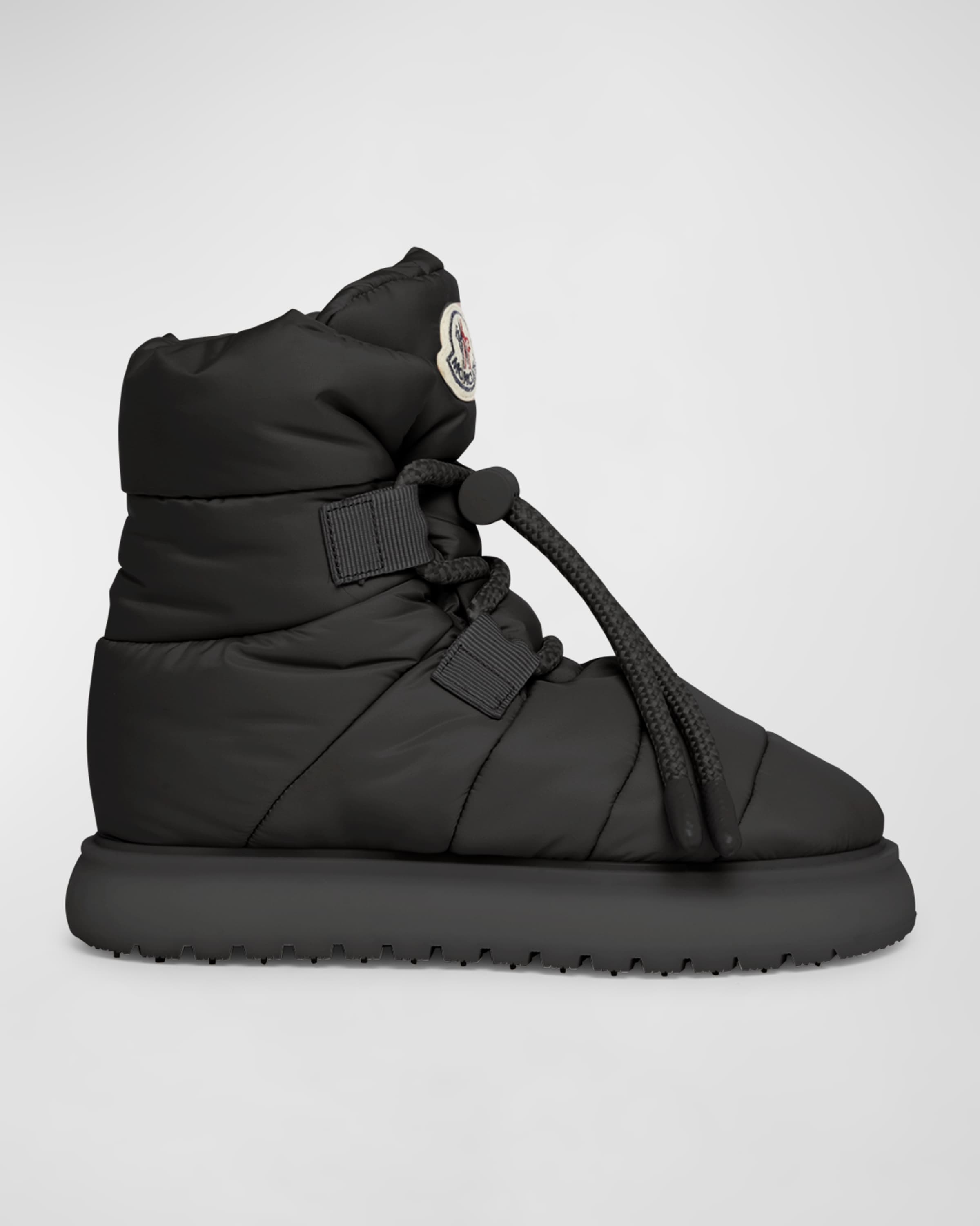 Gaia Nylon Lace-Up Snow Boots - 1