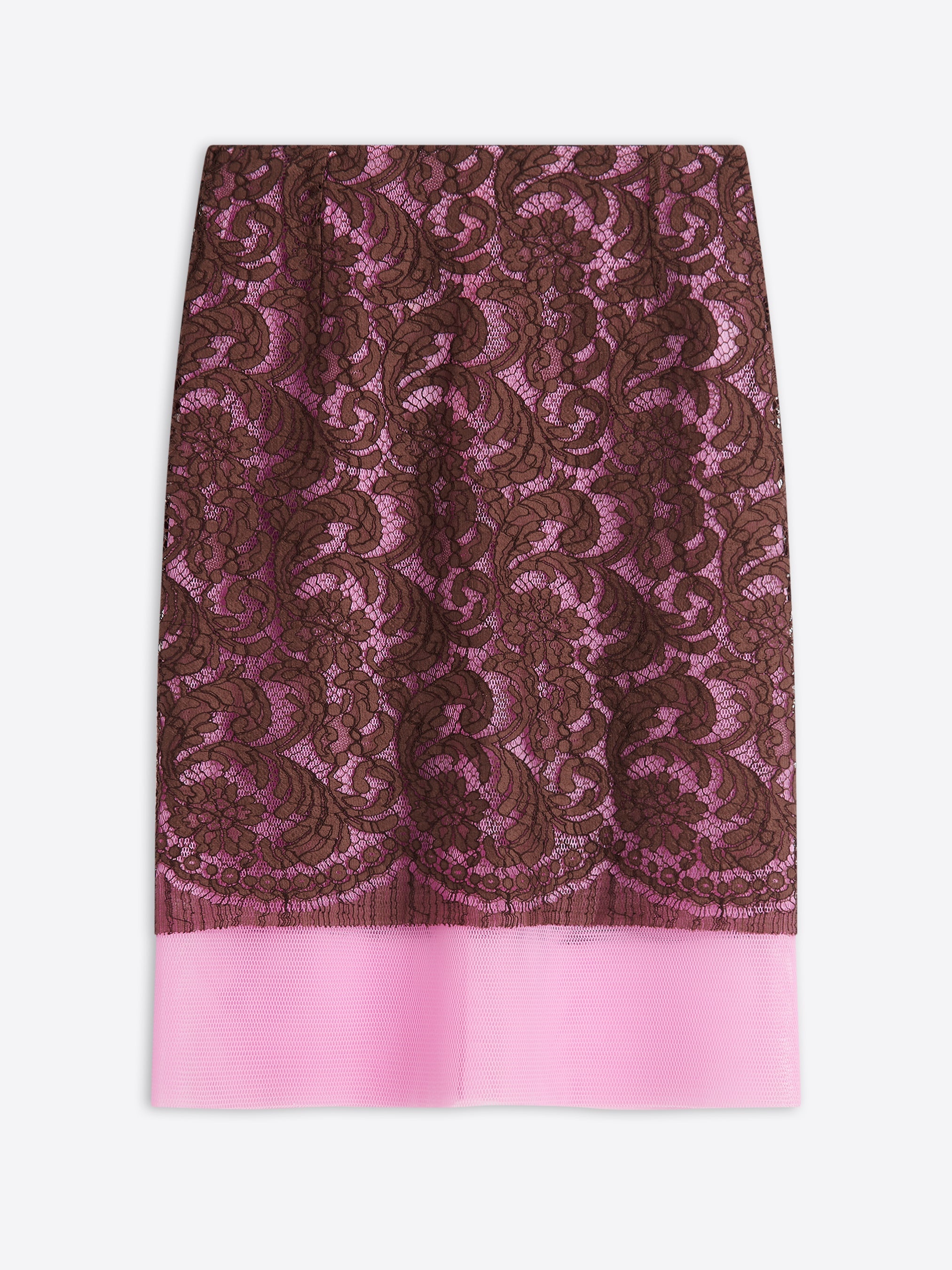 LACE LAYERED SKIRT - 1
