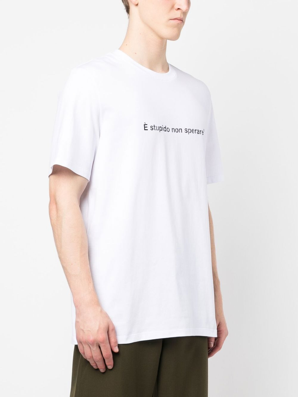 slogan-print cotton T-Shirt - 3