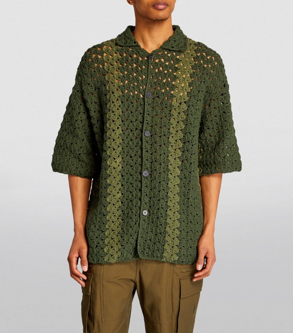 Cotton Crochet Shirt - 3