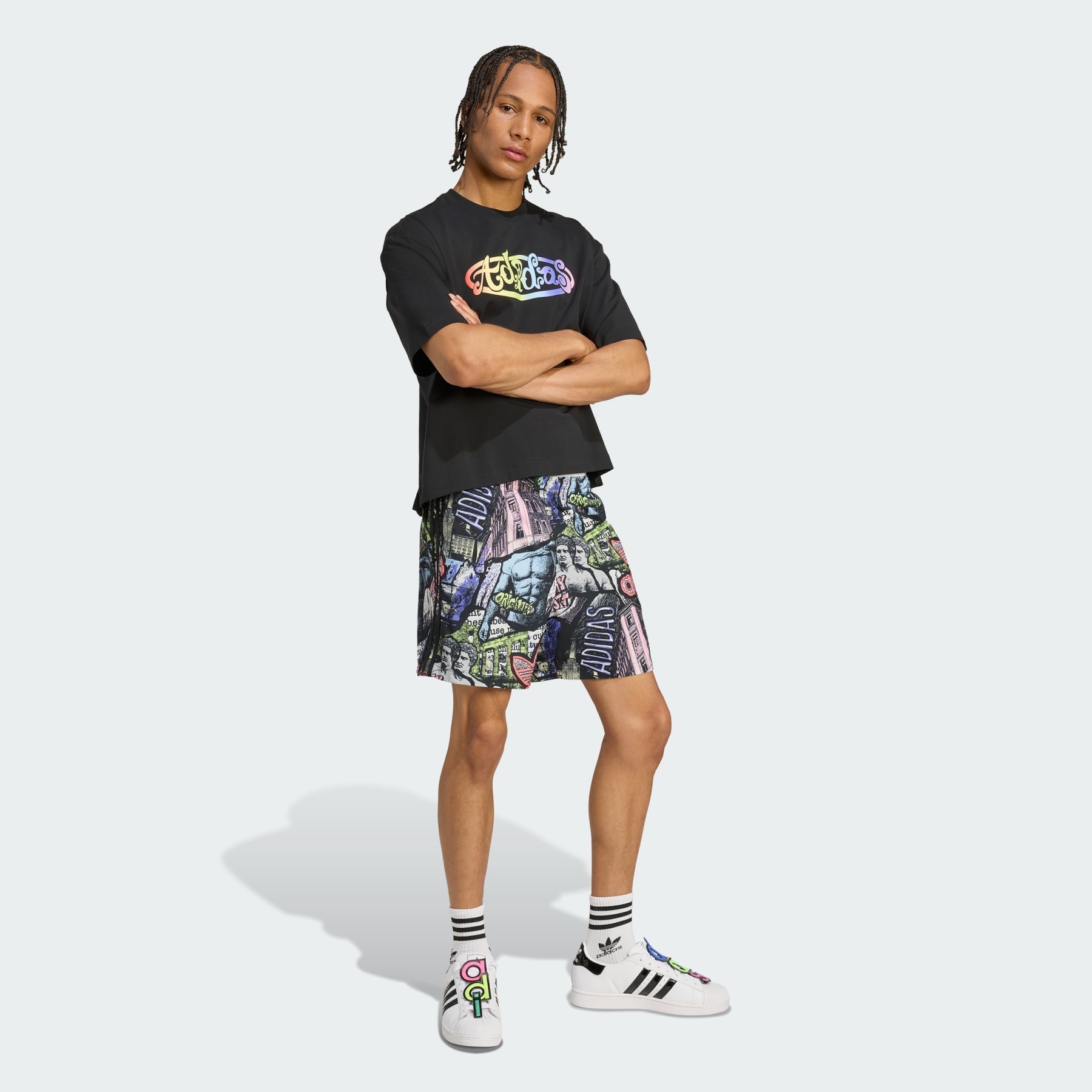 adidas x Jeremy Scott AOP Shorts - 4