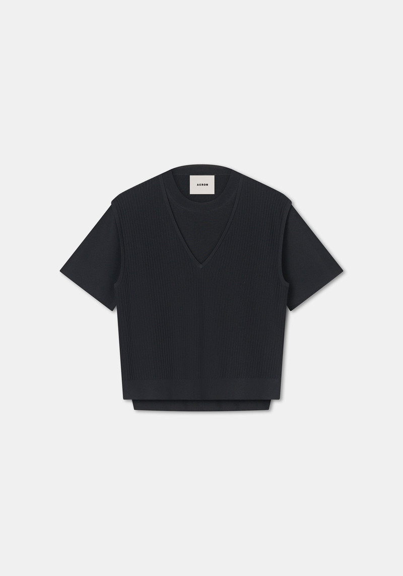 ORCA Double layer knitted top 1