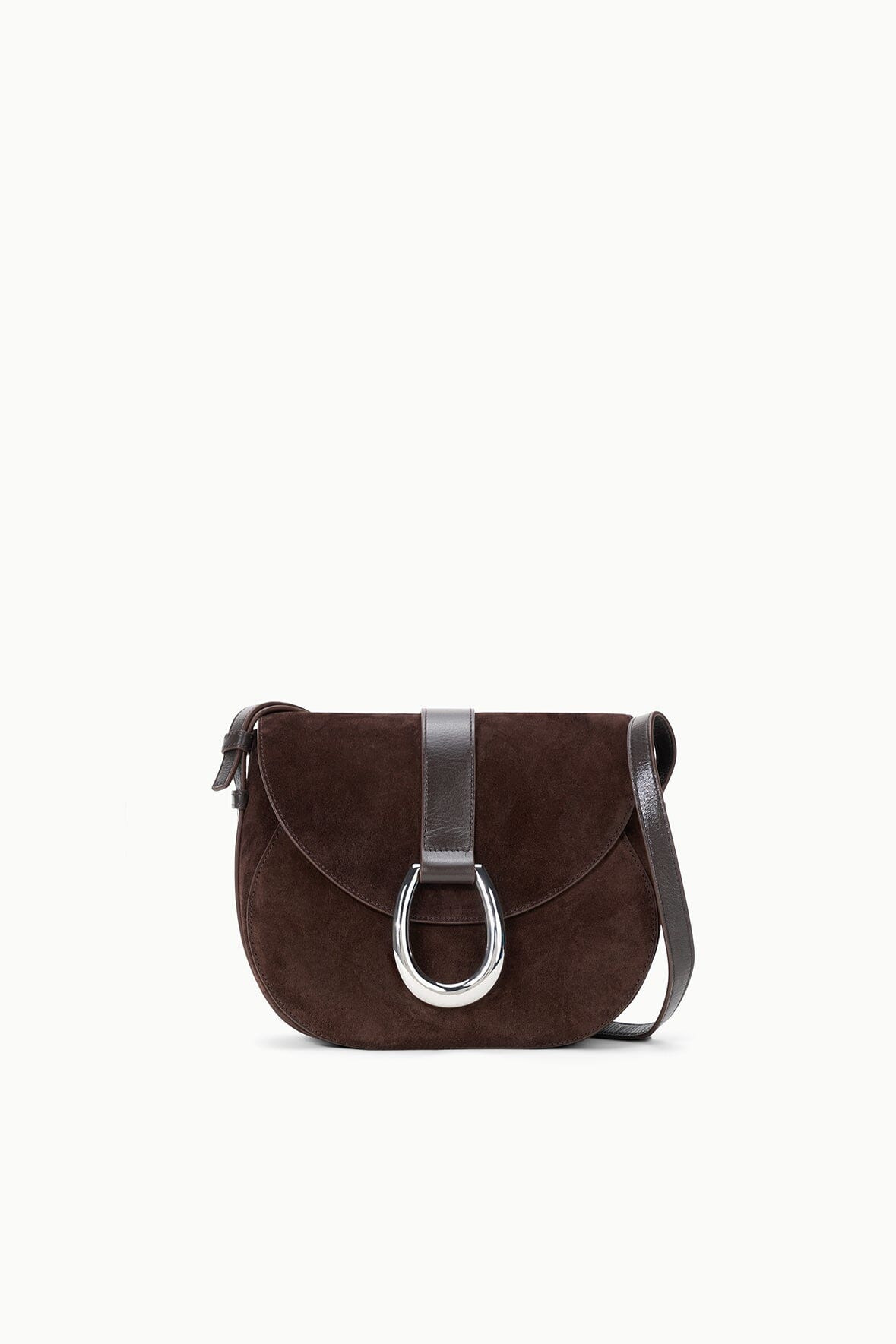 STAUD BELLA SADDLE BAG ESPRESSO SUEDE - 1