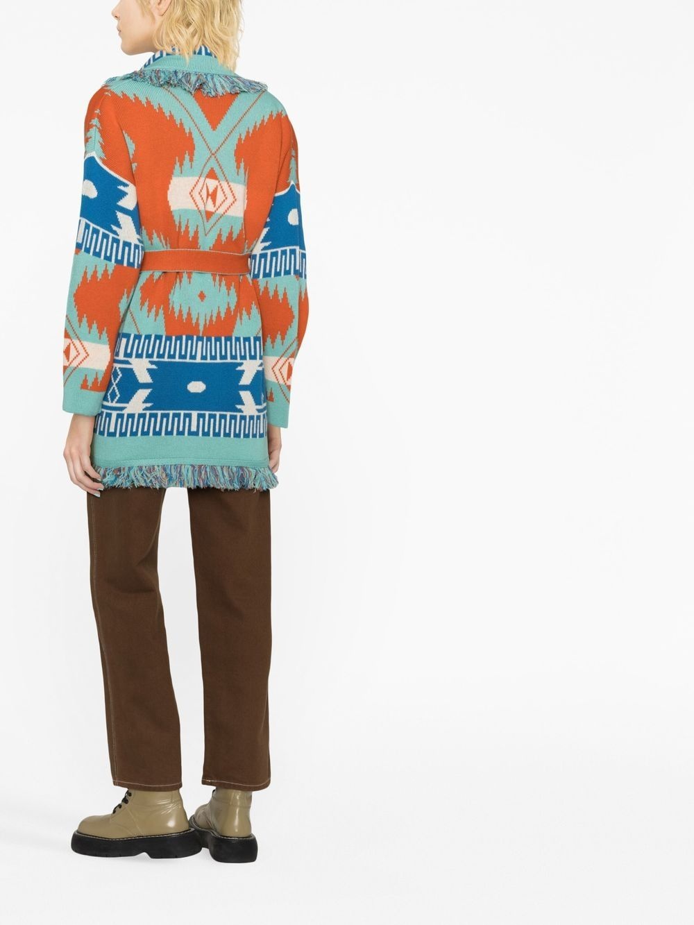 Tiger Lily Icon jacquard cardigan - 3