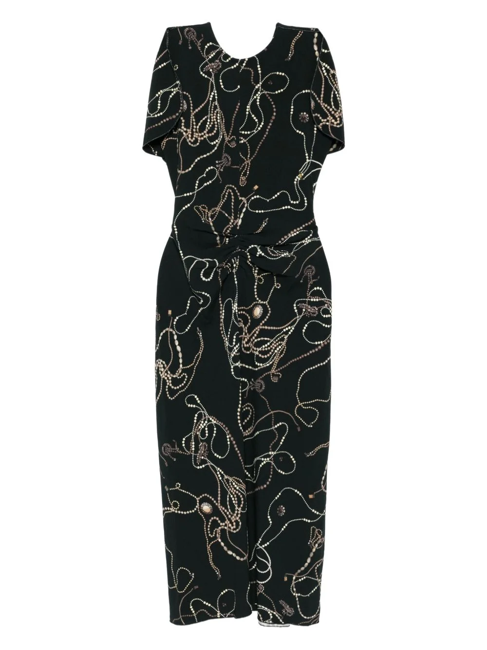 printed midi dress - 1