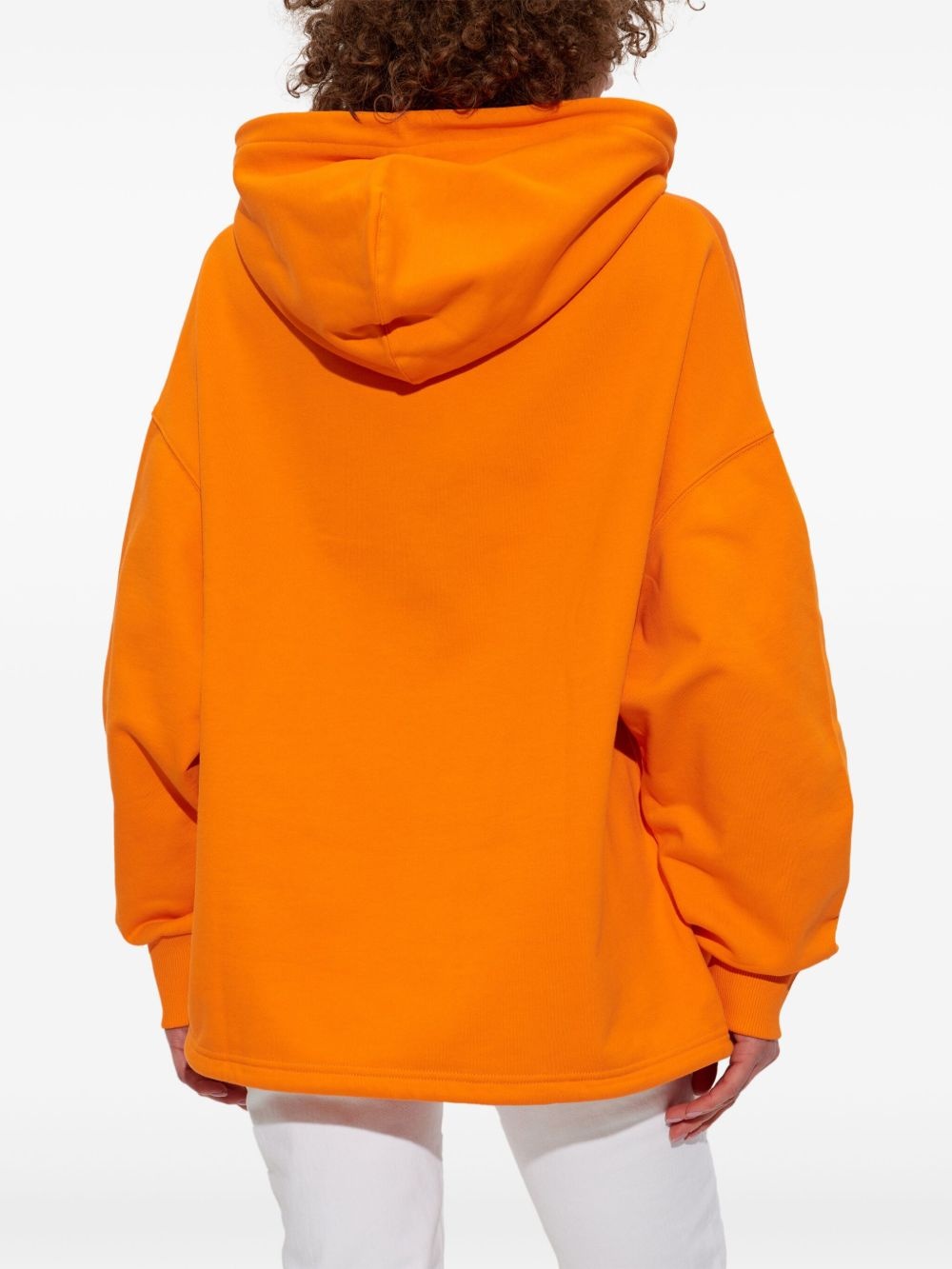 logo-appliqué hoodie - 4
