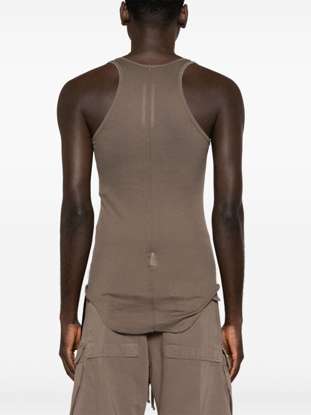 longline cotton tank top - 4