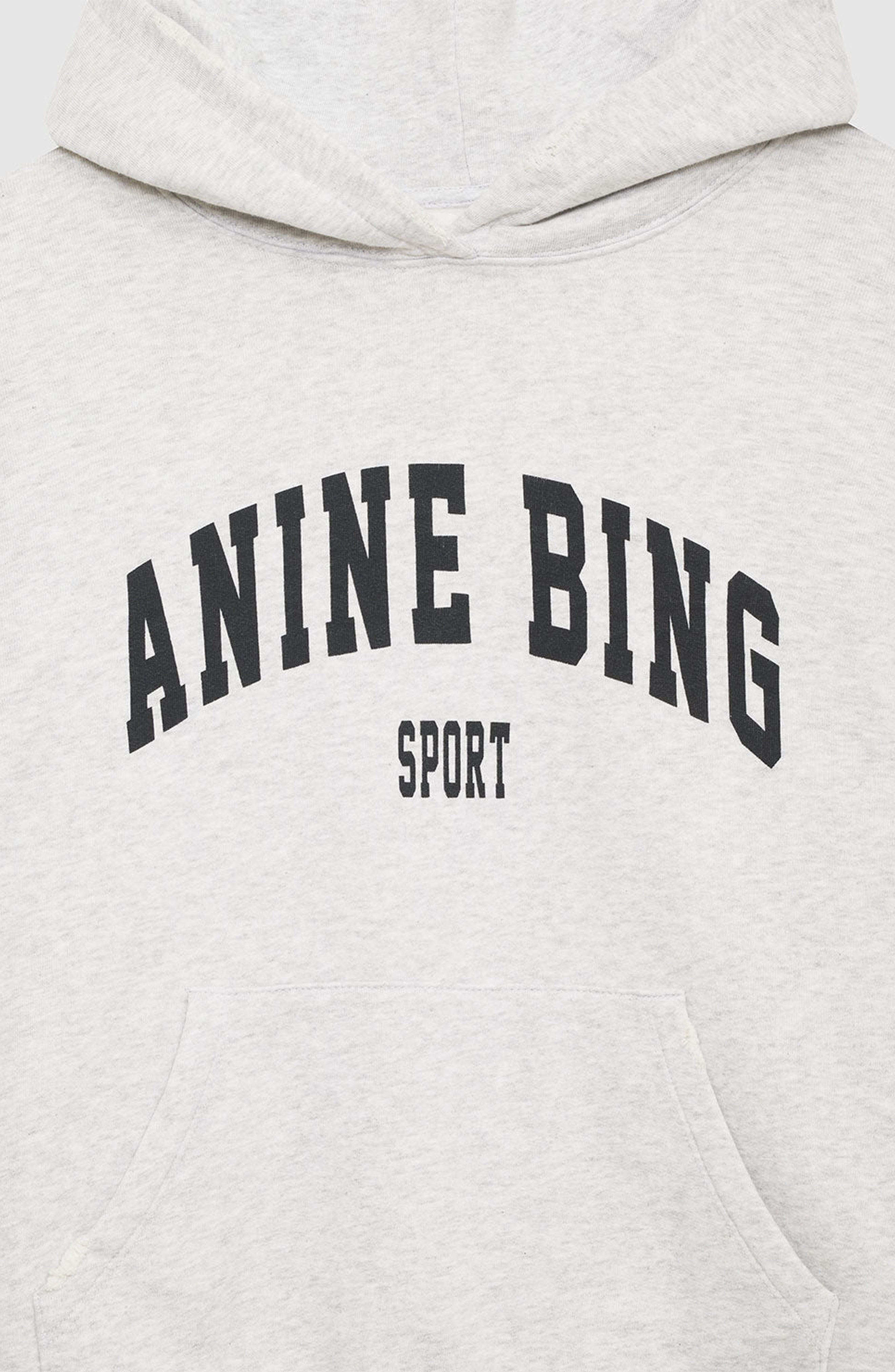 ANINE BING Harvey Sweatshirt in Heather Grey at Nordstrom - 3