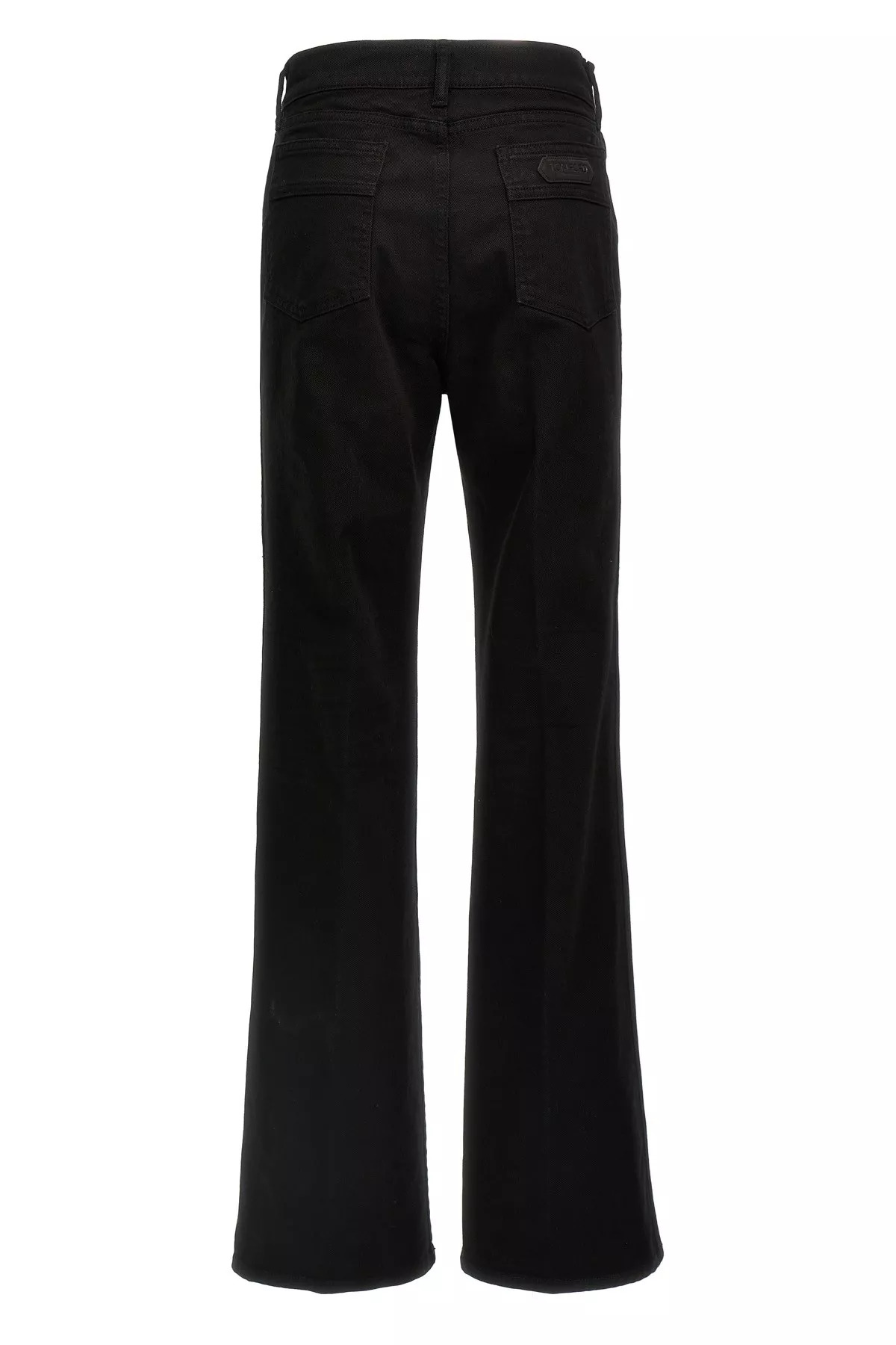 'Stretch Twill Denim Wide Flare' jeans - 2